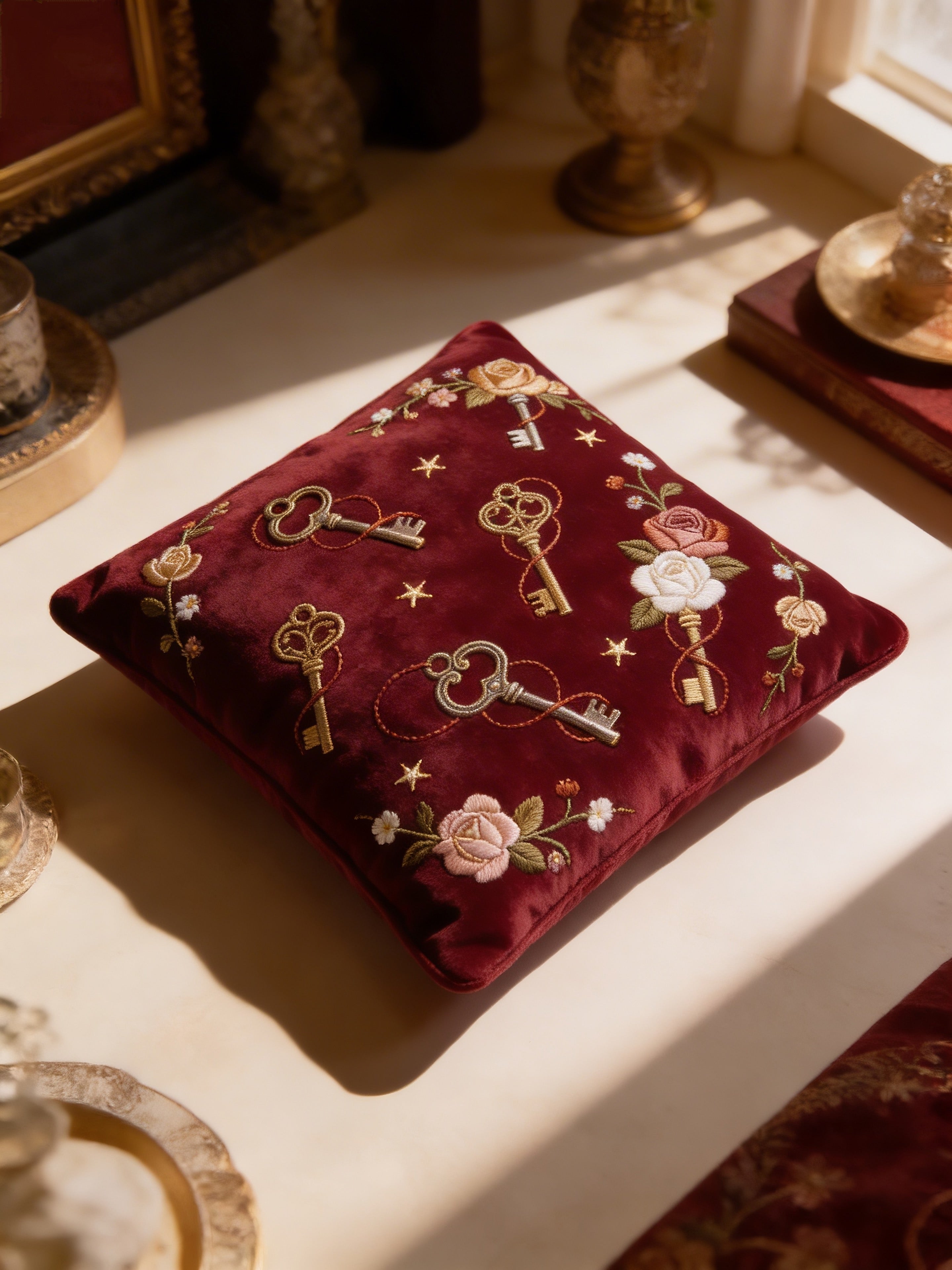 Love Keys Cushion Cover