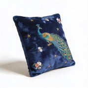 Midnight Peacock Cushion Cover
