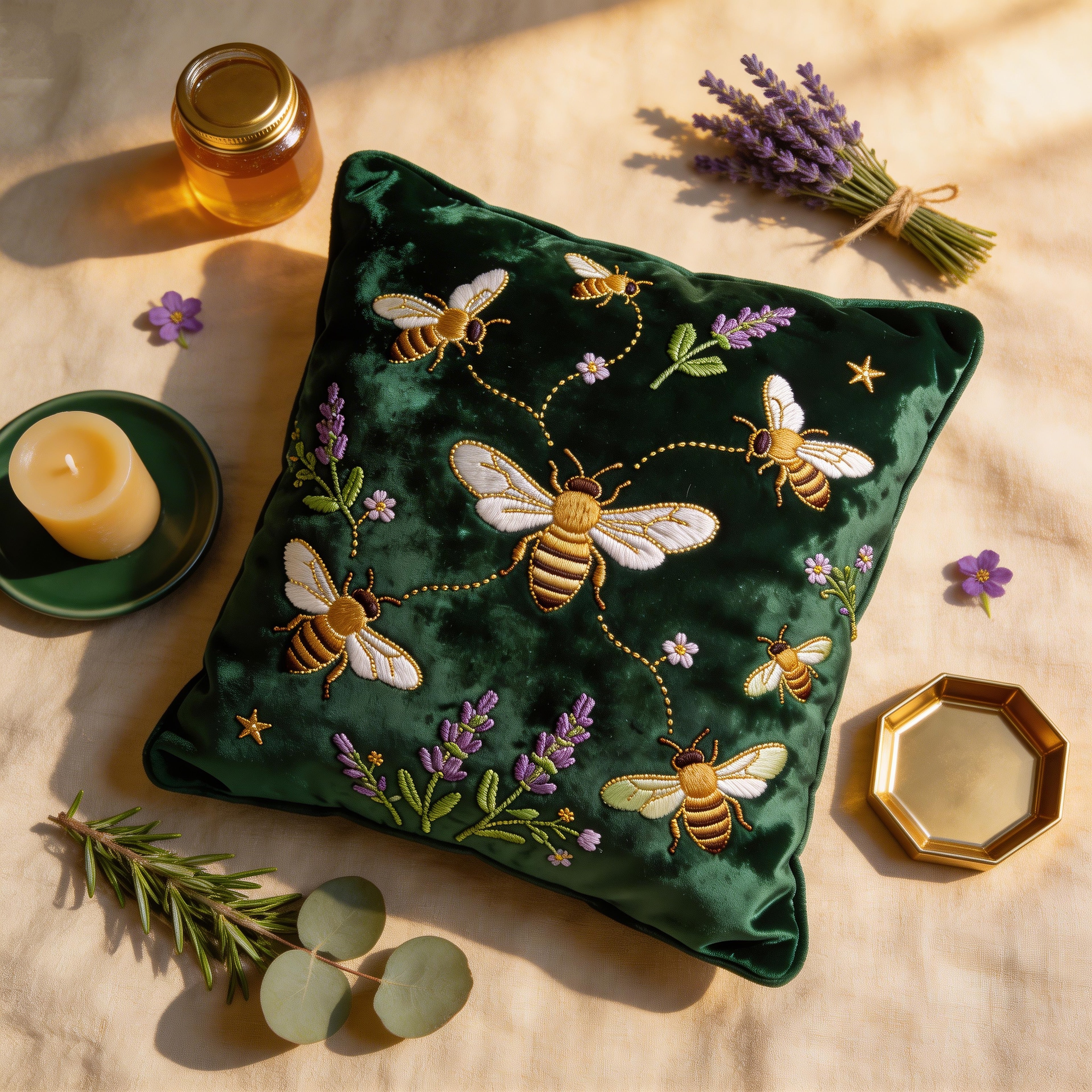 Bees Cushion Cover
