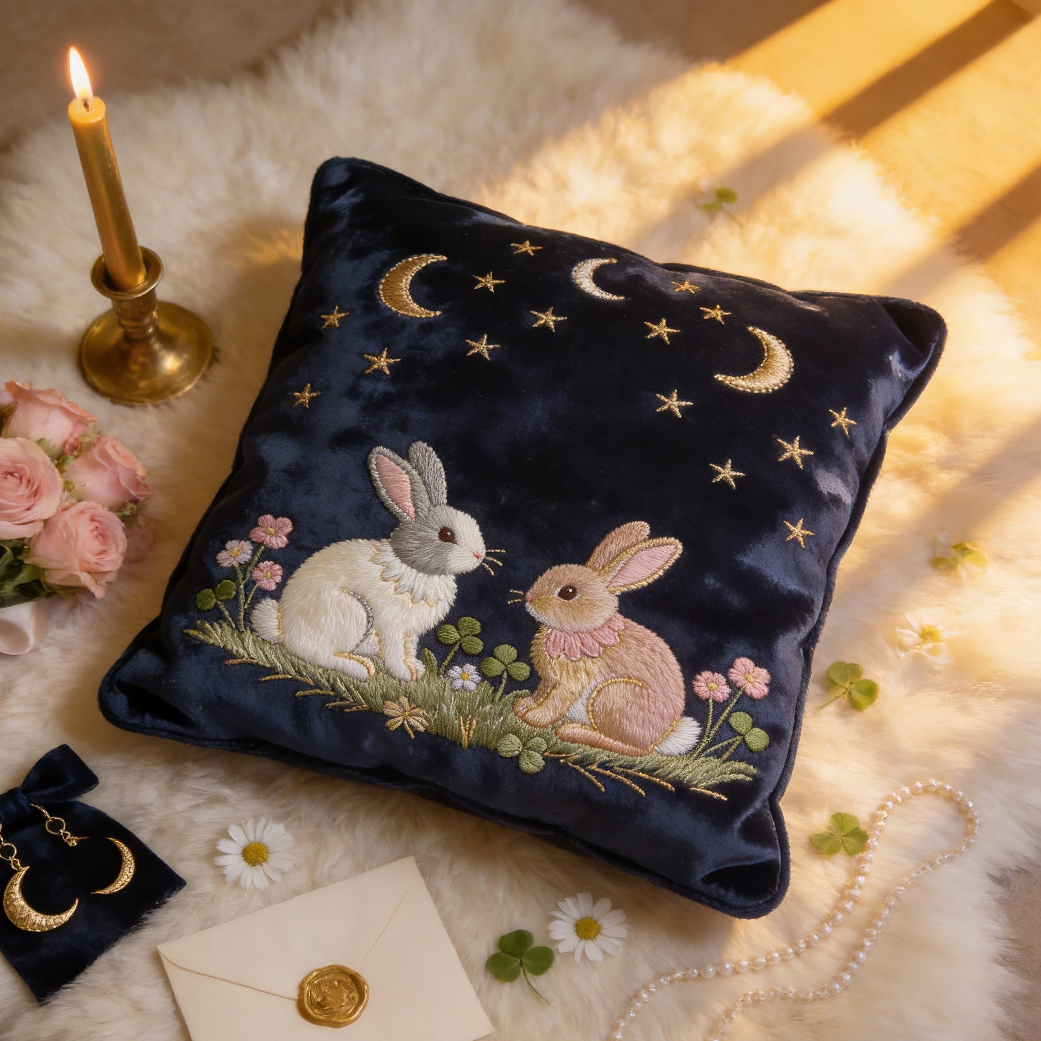 Bunny Cushion Cover