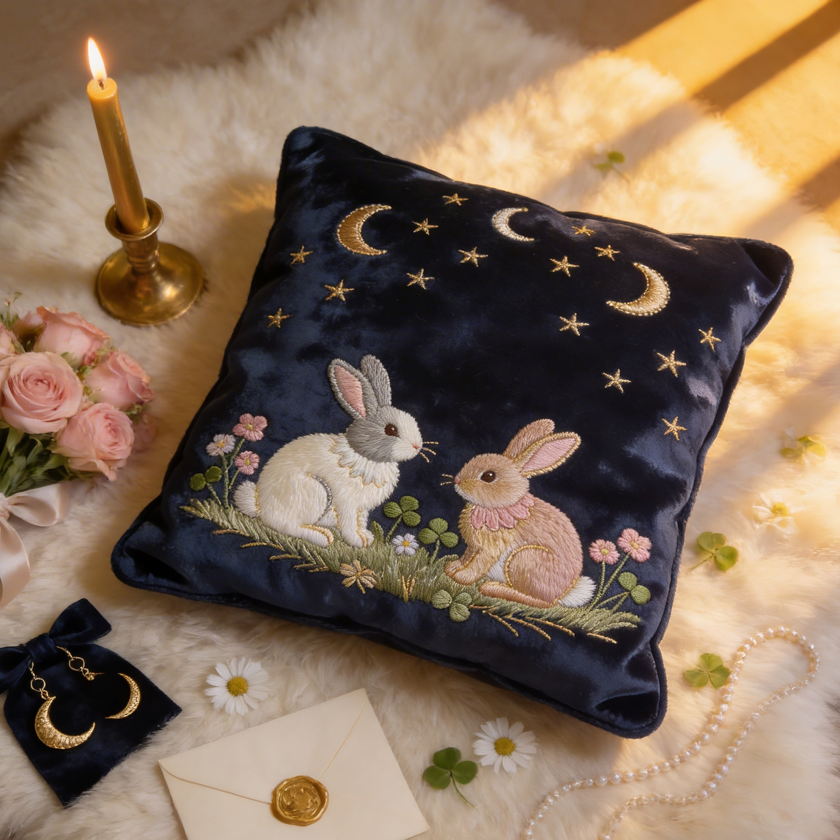Bunny Cushion Cover