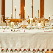 Royal Festive Embroidered Tablecloth