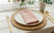 Blush Harmony Cotton Napkin (Pastel Pink)