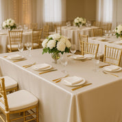 Royal Ivory Round Tablecloth