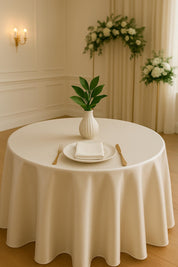 Royal Ivory Round Tablecloth